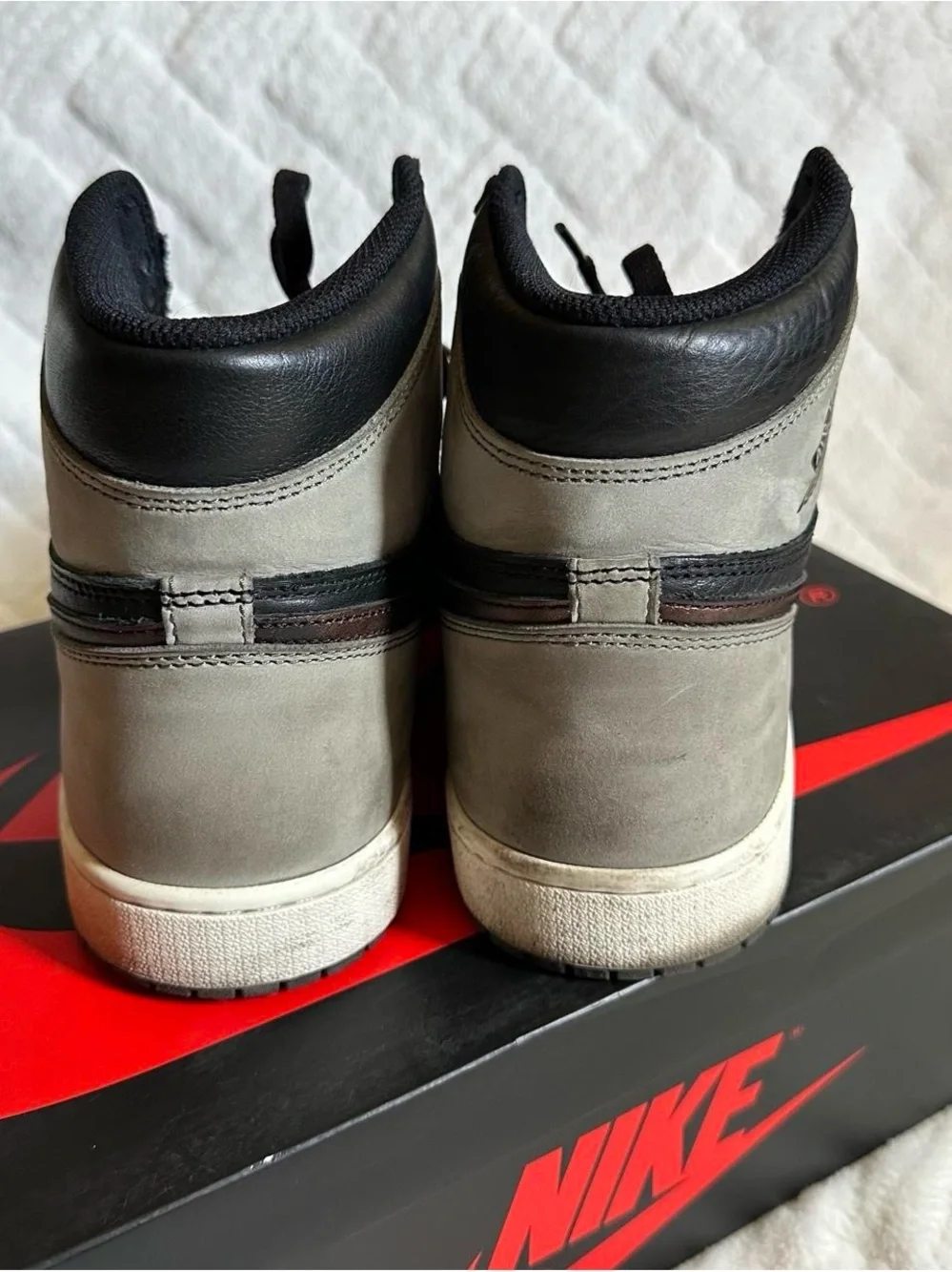 Nike Air Jordan 1 High - Black, Brown, Gray size 13